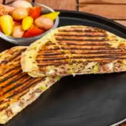 Cheese-Roasted Bazlama Toast