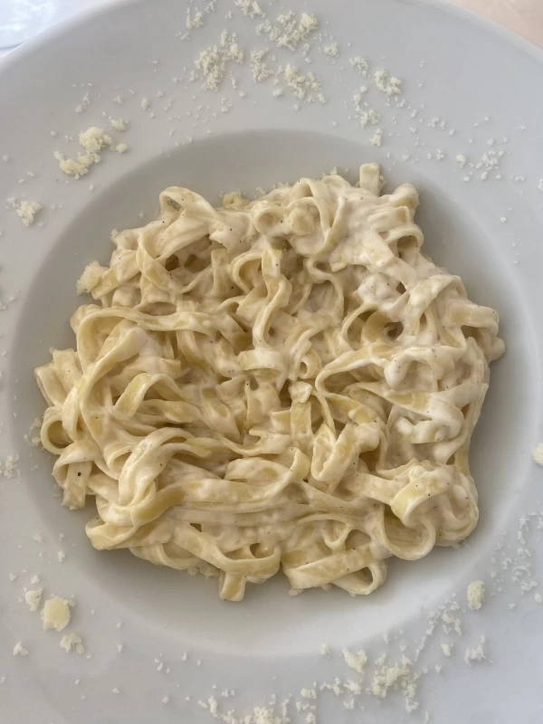 Parmesan peynirli Makarna
