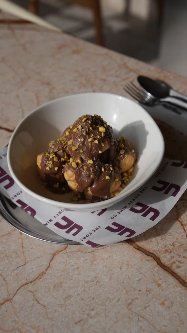 Fıstıklı Kadayıflı Profiterol