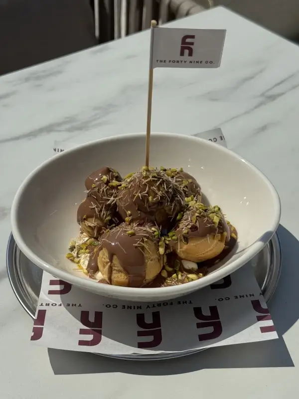 Fıstıklı Kadayıflı Profiterol