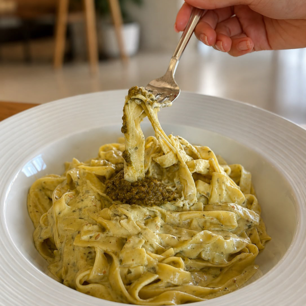 Pasta with Pesto Sauce