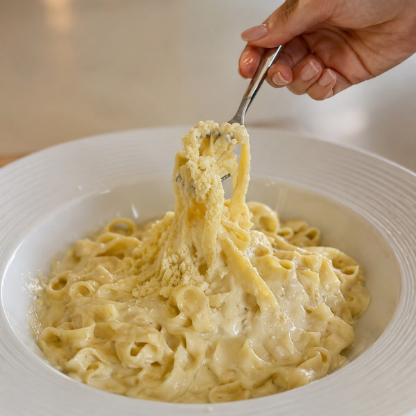 Pasta with Parmesan Cheese